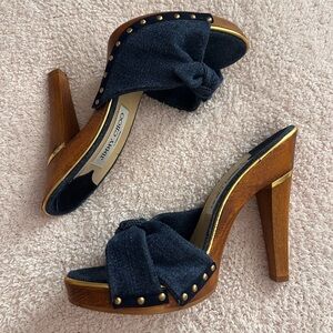 denim jimmy choo pumps 👖✨